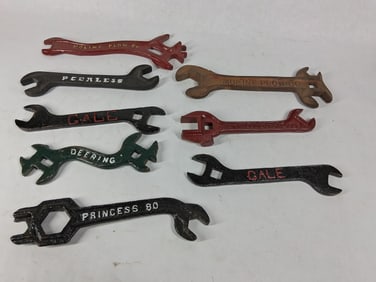 Deering, Moline Plow, Peerless, and Other Tractor Wrenches
