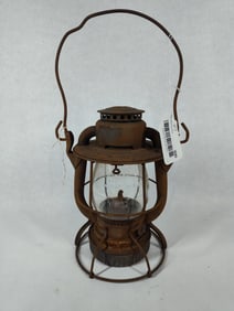 Dietz Vesta NYCS Rail Road Lantern w/ Embossed Globe
