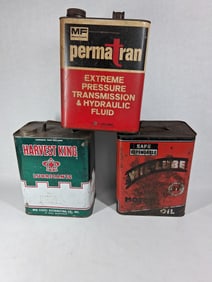 One Gallon Farming Oil Cans