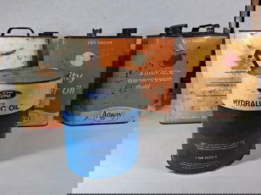 Ford, Agway, & Allis Chalmers Fluid Cans