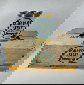 Quaker State Super Blend Motor Oil Case of 6-One Gal. Cans Opened in Original Case