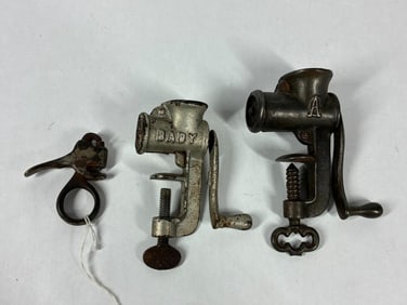 Baby and Miniature Grinders and Chicken Foot Punch Tool