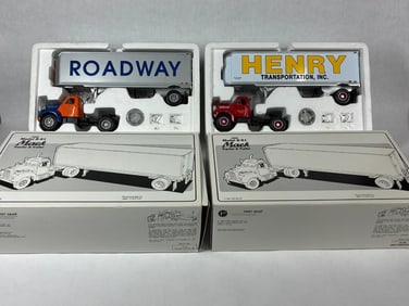 First Gear 1960 Model B-61Precision Mack Tractor & Trailer Inc. Roadway Express - Henry Transportati