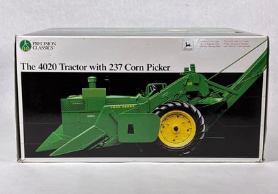 Ertl John Deere HD 4020 Tractor w/ 237 Corn Picker Precision Classics No. 14 Edition