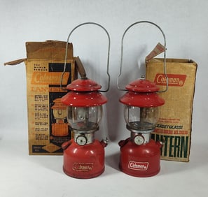 Coleman Lanterns w/ Original Glass Globes