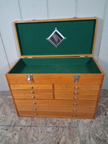 9 Drawer Felt Lined Machinist Chest