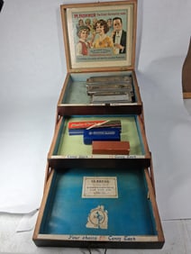 M Hohner's Word Renowned Harmonicas Store Counter Display & Harmonicas