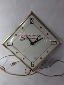 Statesman Insurance Advertising Pam Clock