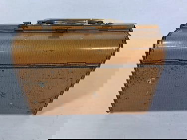 Huntley & Palmers Reading London Handled and Hinged Lid Biscuit Tin