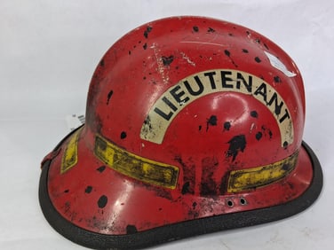 Johnstown Fire Department Red Lieutenant Helmet Shell Only