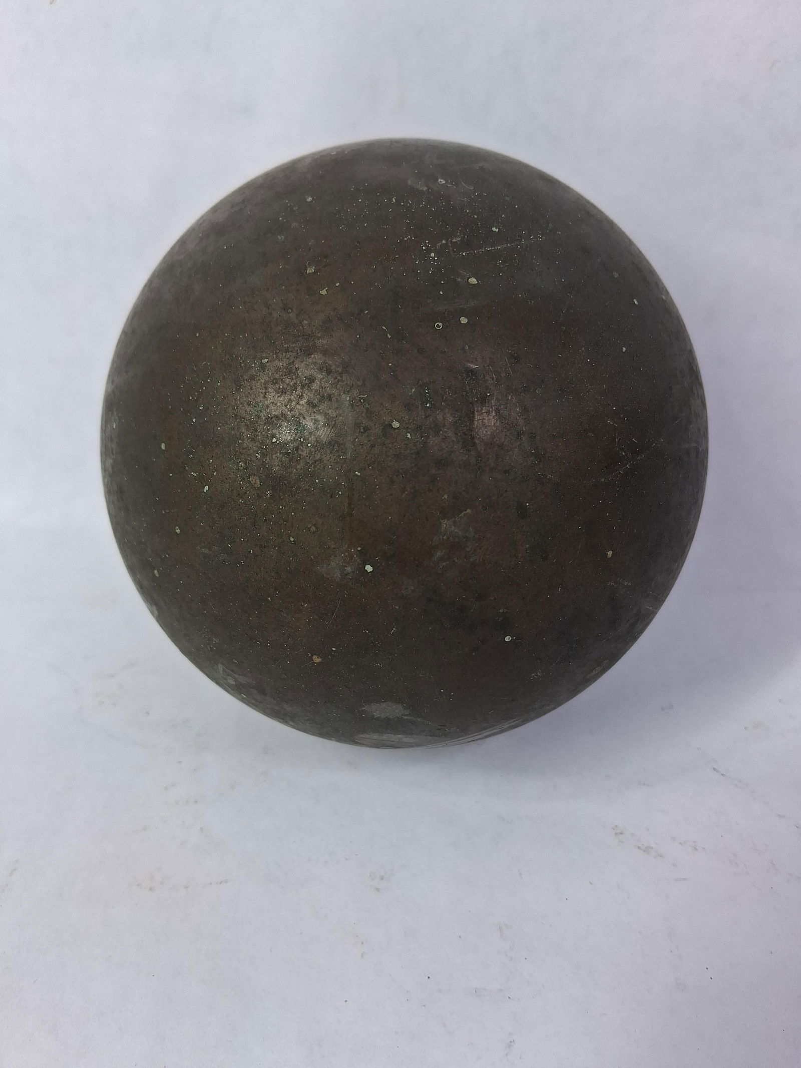 Civil War Era Confederate Bormann Copy Solid Shot Cannonball (1 of 3)