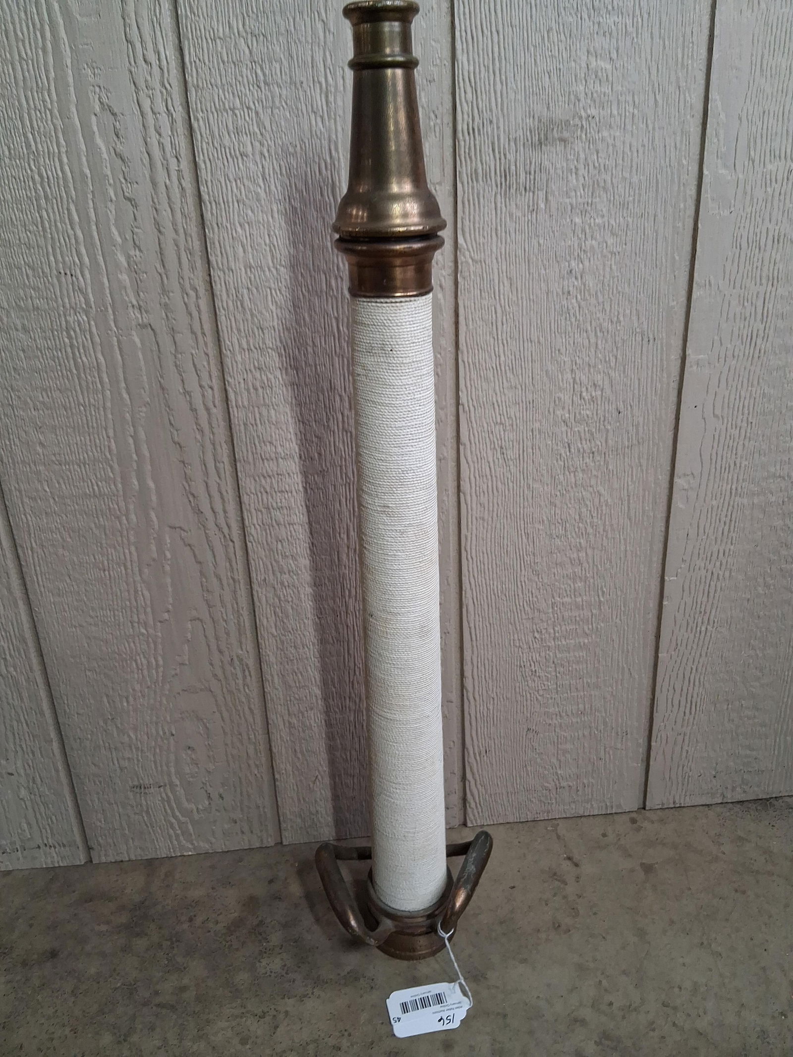 Elkhart Brass Co. Large Brass Fire Nozzle 8-52 (1 of 9)