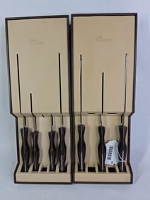Cutco Vintage No. 1725 Knife Set in Wall Mount Case
