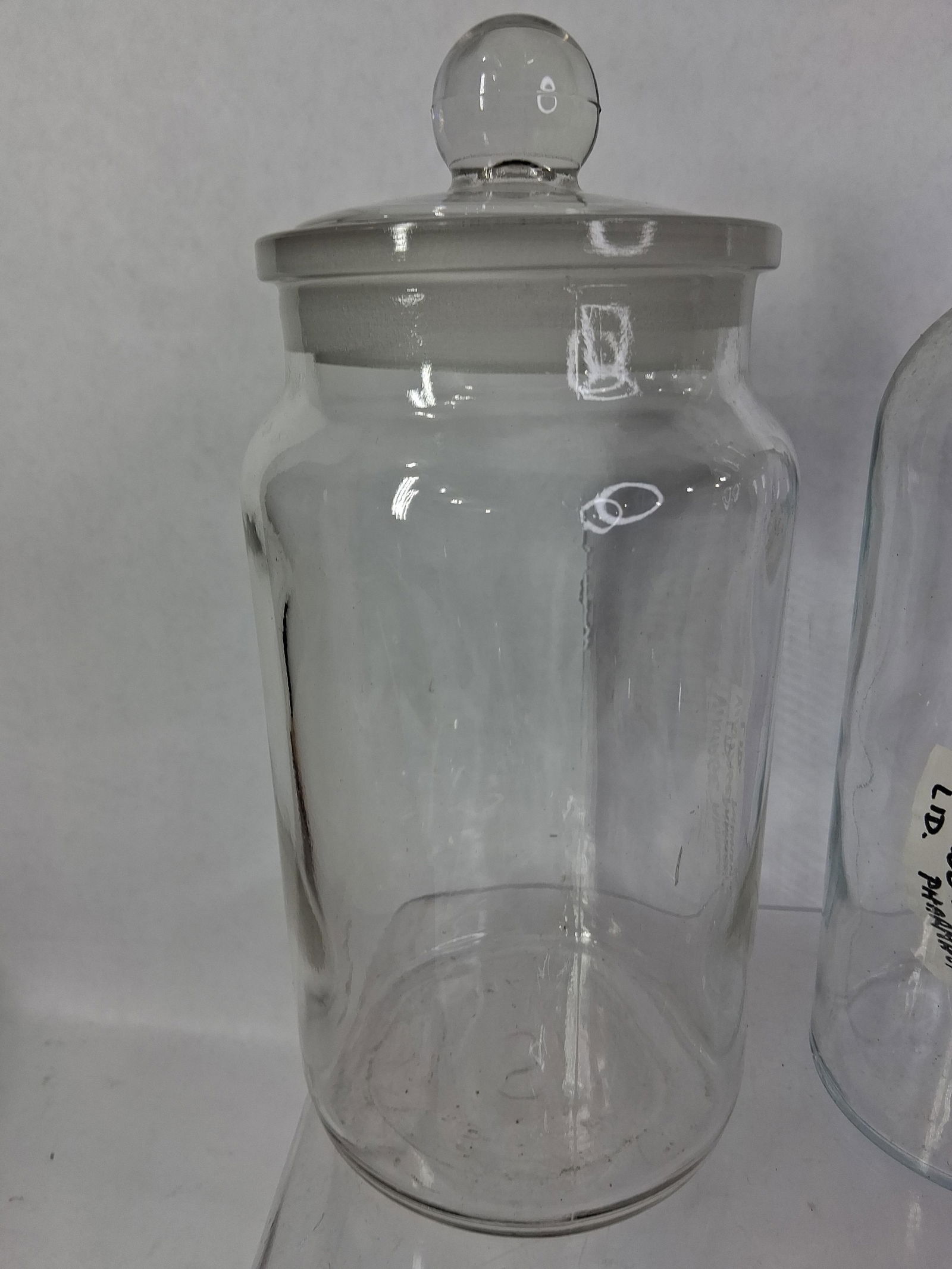 Lidded Glass Apothecary Jars - 5
