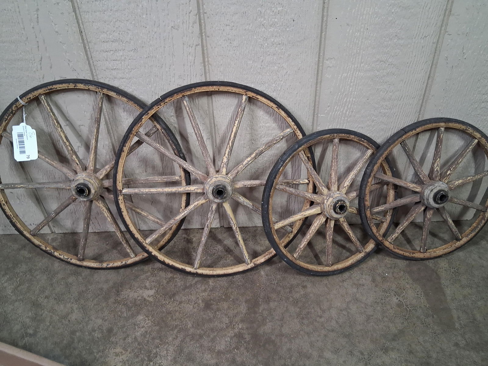 Small Antique Wooden Wheels (1 of 7)
