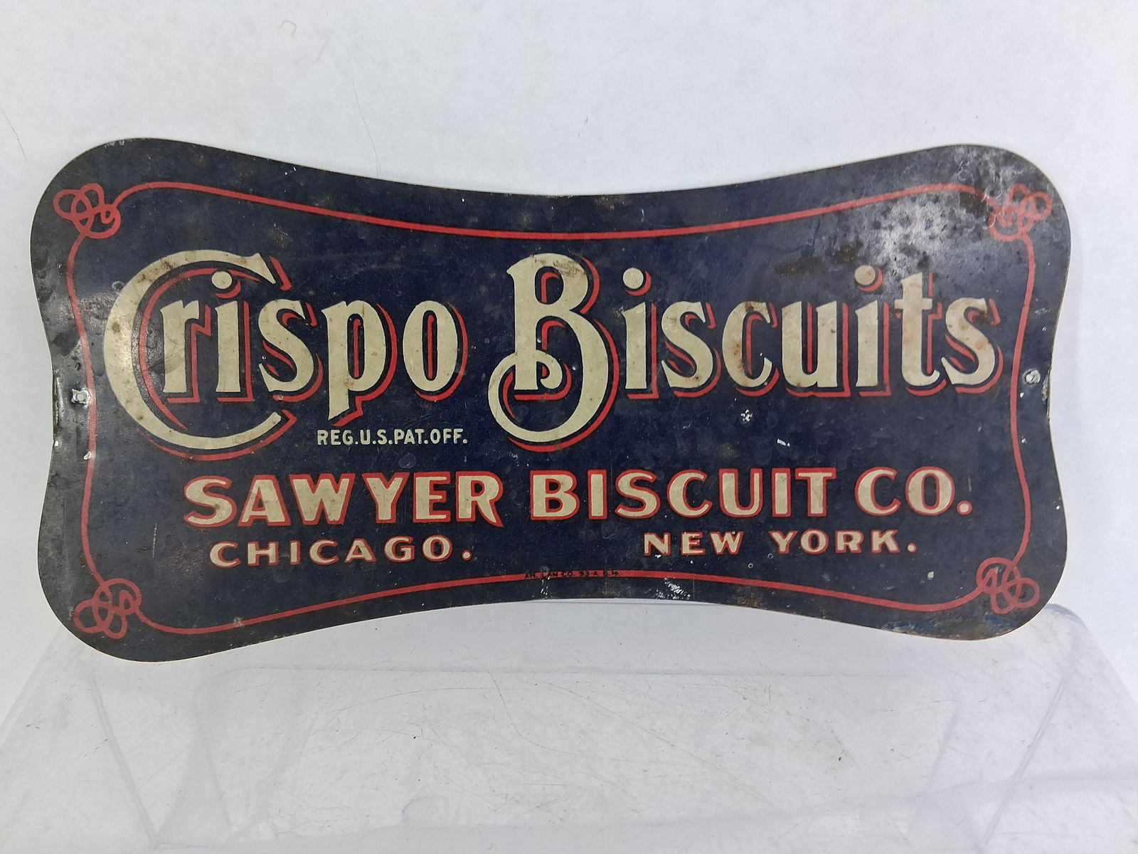 SST Sawyer Biscuit Co. NY/Chicago Crispo Biscuit Sign (1 of 5)