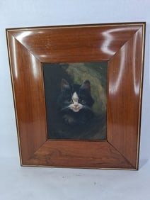 Oil on Canvas Kitten Painting