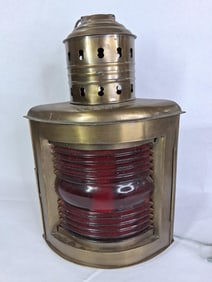 Moby Dick Specialties Nautical Electrified Corner Wall Hanging Lantern