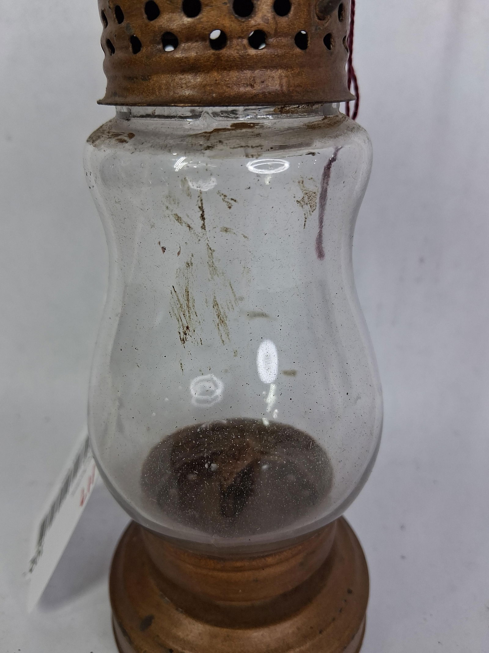 Early Wick Burner Skaters Lantern - 5