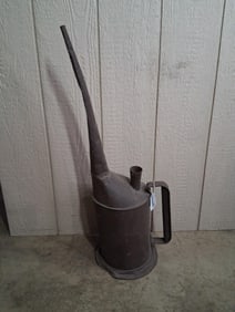 N & W RY Co. Rail Road Galvanized Long Spout Train Oiler
