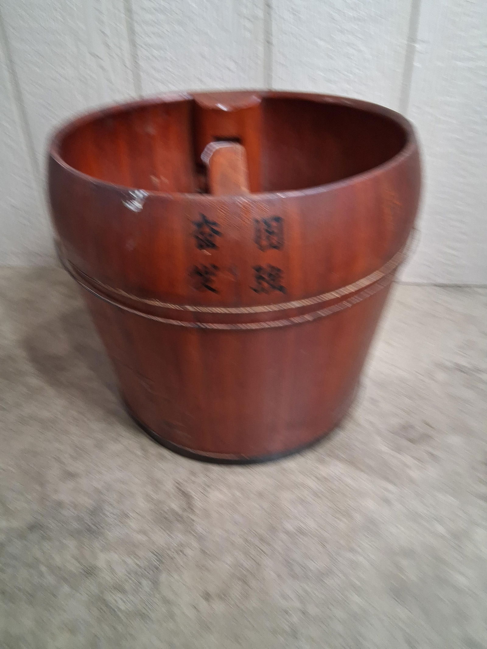 Antique Chinese Wooden Well Bucket (1 of 8)