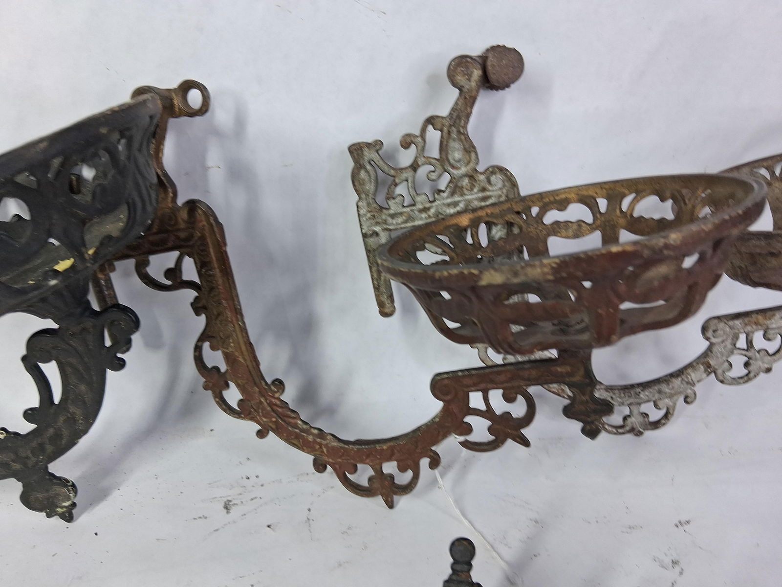 Cast Iron Oil Lamp Holders - 3