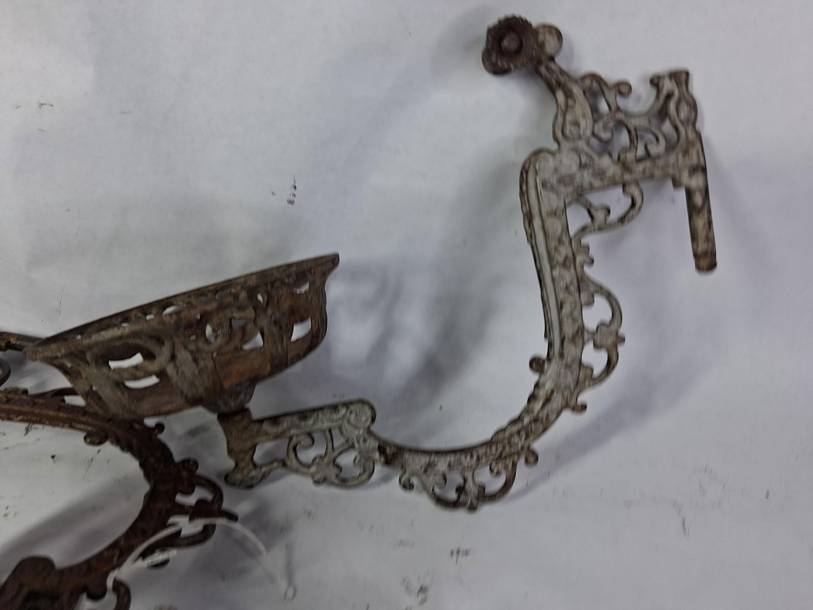 Cast Iron Oil Lamp Holders - 7