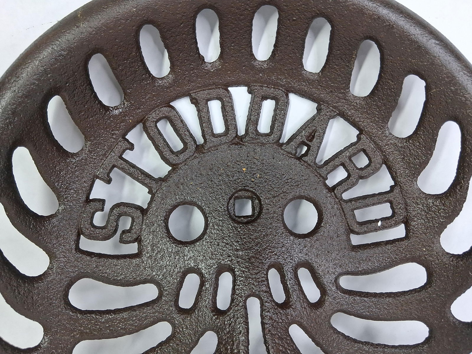 Stoddard Cast Iron Implement Seat - 2