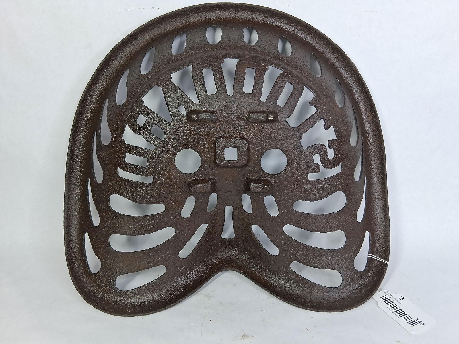 Stoddard Cast Iron Implement Seat - 3