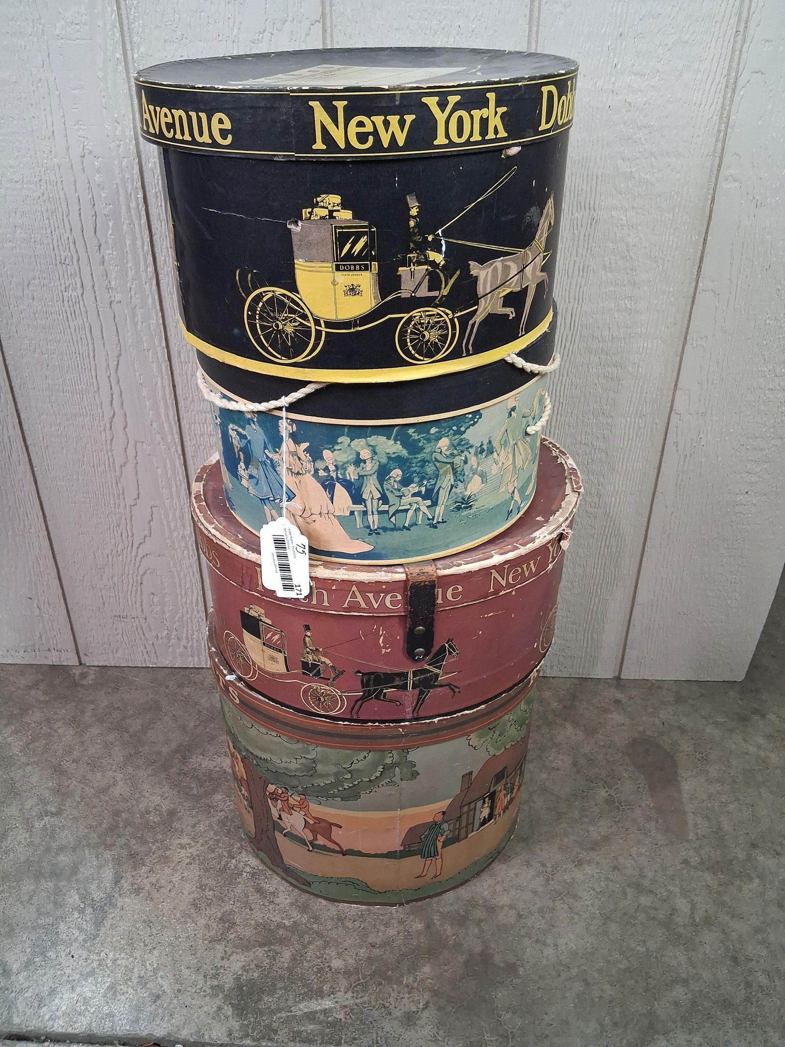 Dobbs & Knox Fifth Ave Hat Boxes (1 of 12)