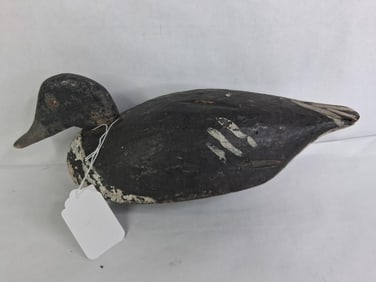 Old Hand Carved Wooden Duck Decoy