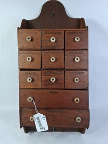12 Drawer Spice Cabinet