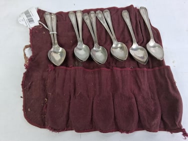 1913 Sterling Silver Monogrammed Flatware