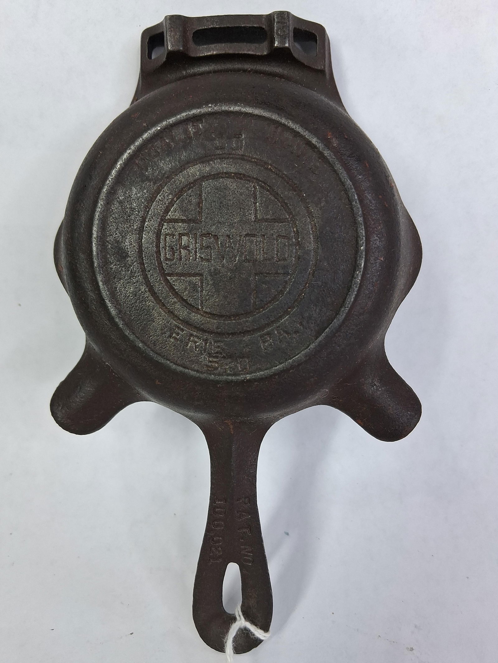 Griswold Small Block Logo Cast Iron No. 00 Ashtray Skillet w/ Heat Ring: Good overall clean condition? ?