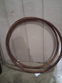 Pair of Wooden 25 inch Bike Wheels