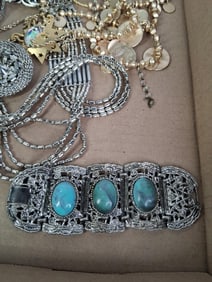 Great Jewelry Lot Inc. Many Bracelets and Necklaces with Various Stones