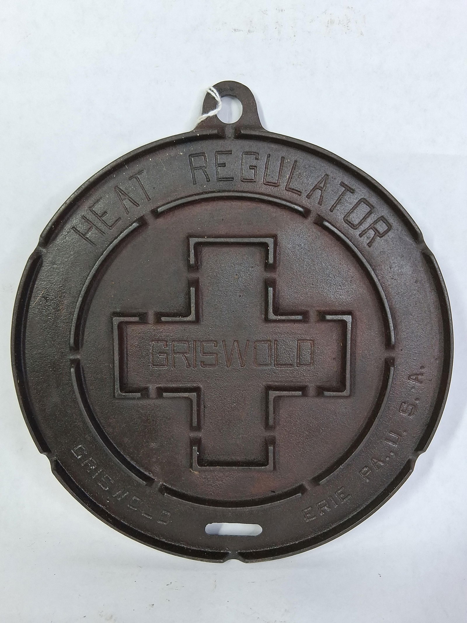 Griswold Cast Iron No. 300 Heat Regulator: Good overall condition? 7.5 in. D?