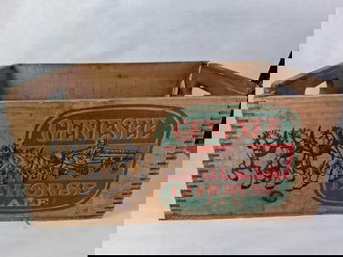 Genesse 12 Horse Ale Dovetailed Crate