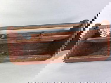 Red Painted Tool Caddy