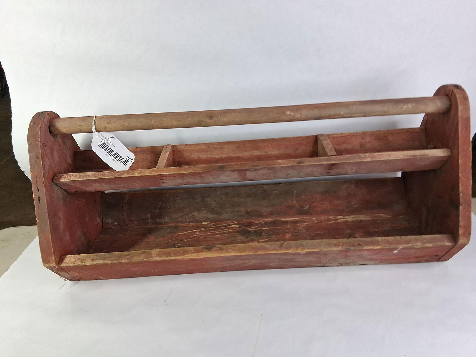 Red Painted Tool Caddy (1 of 8)