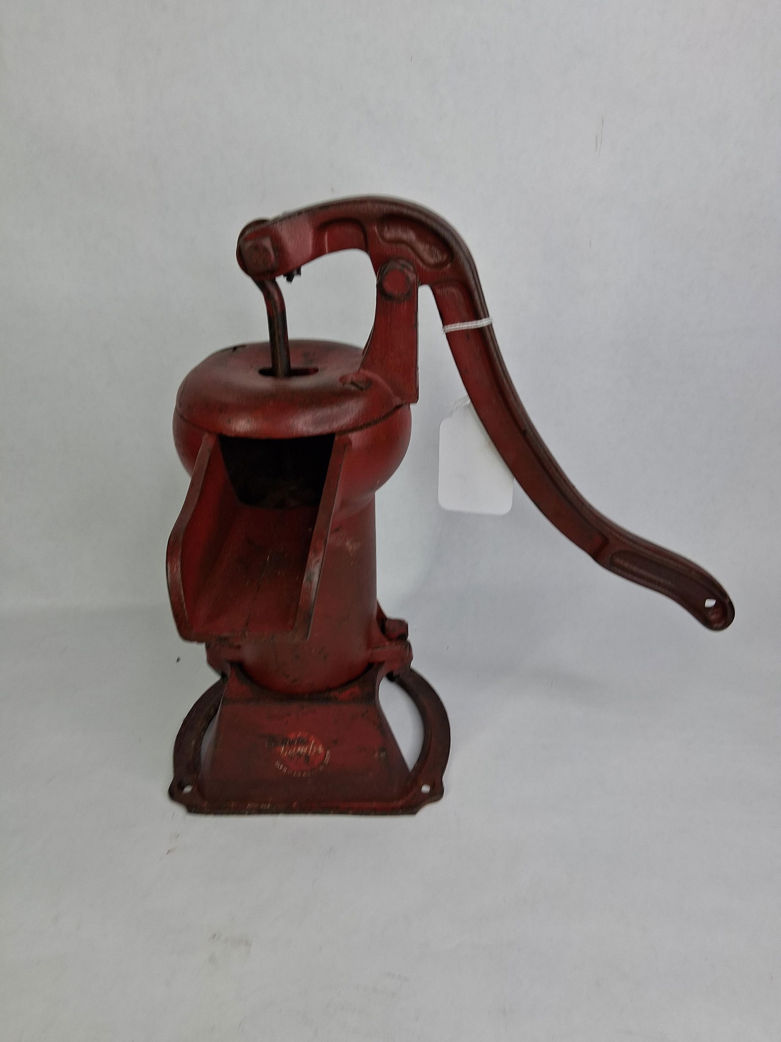 C-B Tool Co. Lancaster PA Red Painted Hand Water Pump (1 of 6)