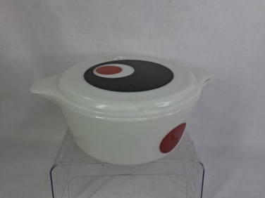 RARE Moon Deco Pyrex Lidded Casserole Dish