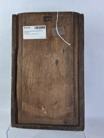 Primitive Wooden Slide Lid Candle Box