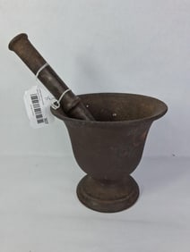 Cast Iron Mortar an Pestle