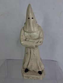 1923 Kotop Chalkware Figural Hooded Statue
