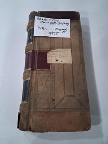 Adams & Ford 1885 Shoe and Boot Co. Cleveland Ohio Day Book Record