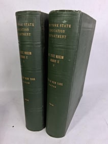 New York State Ed. Dept. 1909 & 1914 NY State Museum Memoir 12 No. 1 and 2