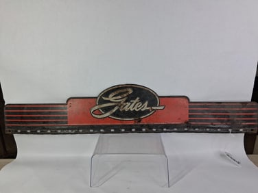 Gates CO Rubber Co Rack Sign