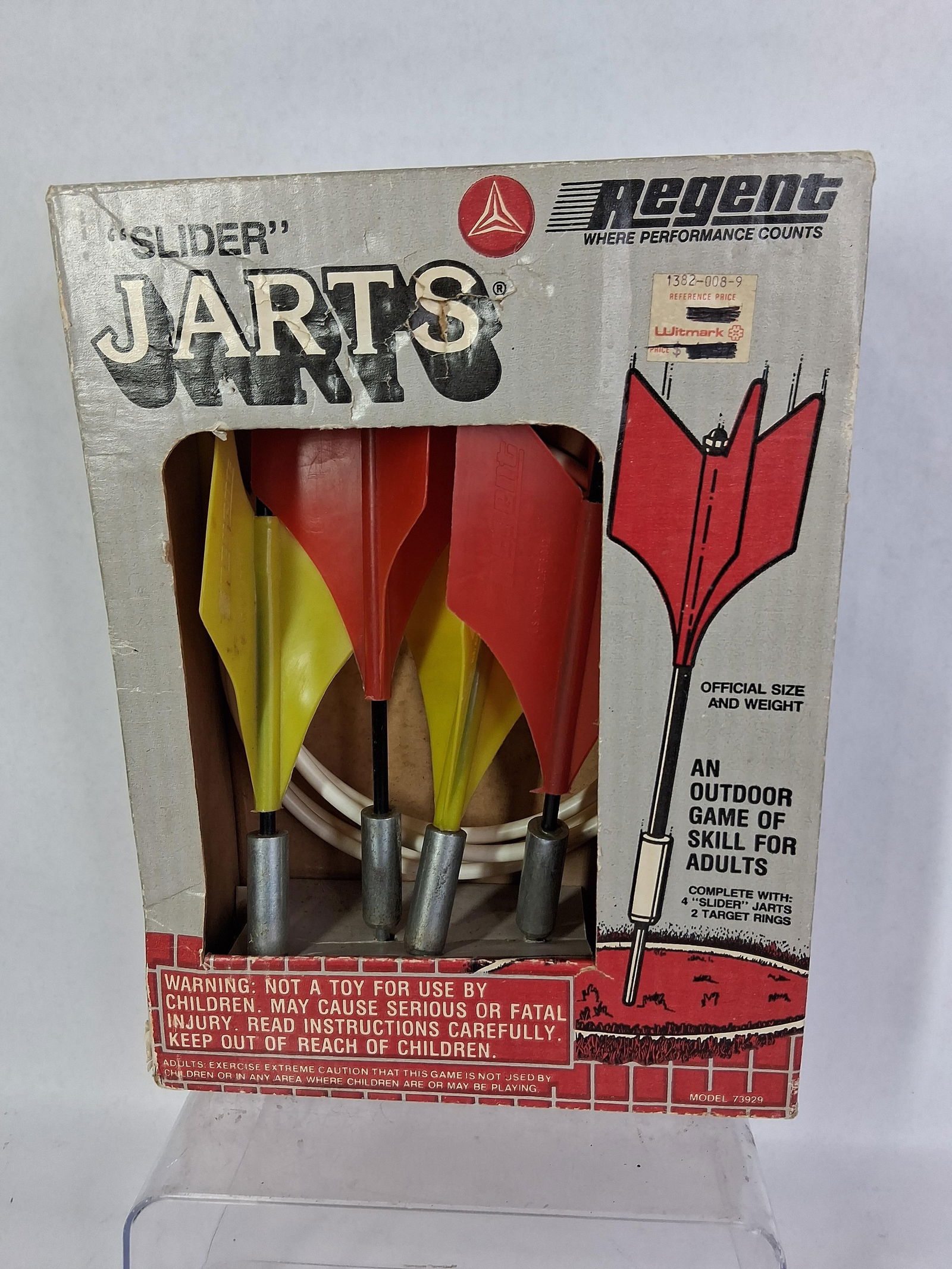Regent NOS Slider Jarts Lawn Dart Game: Great vintage NOS adult game appearing to be complete 