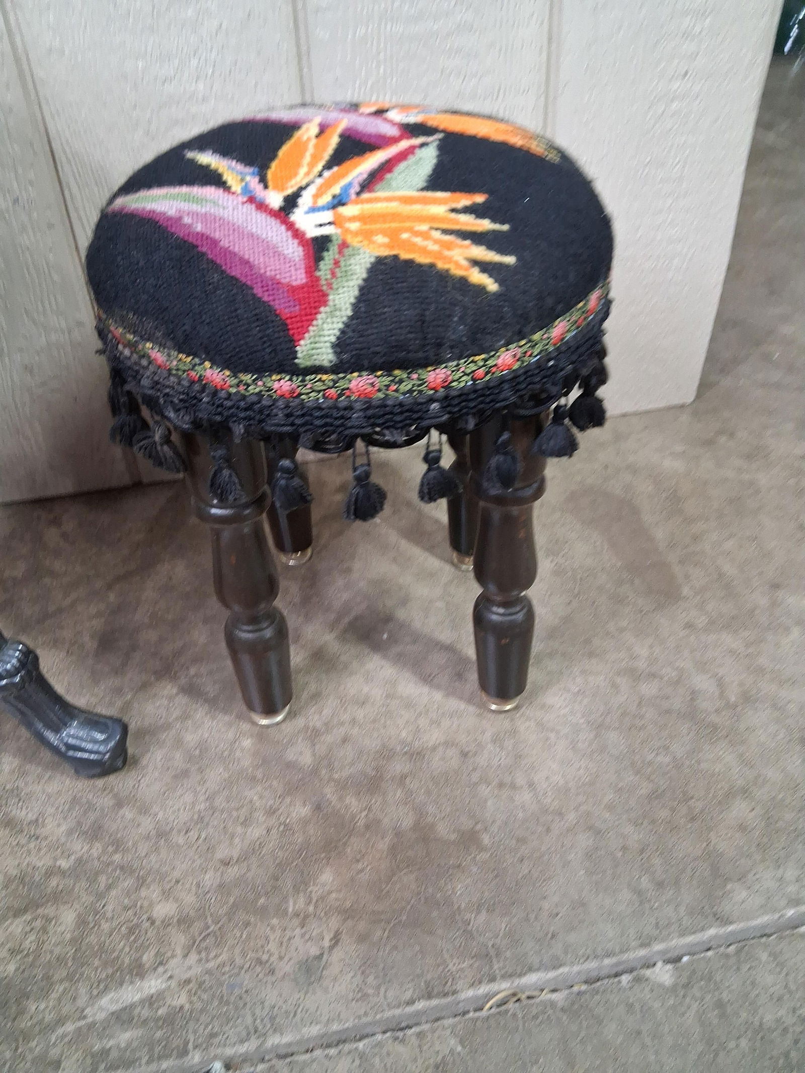 Victorian Needlework & Cast Stools - 6